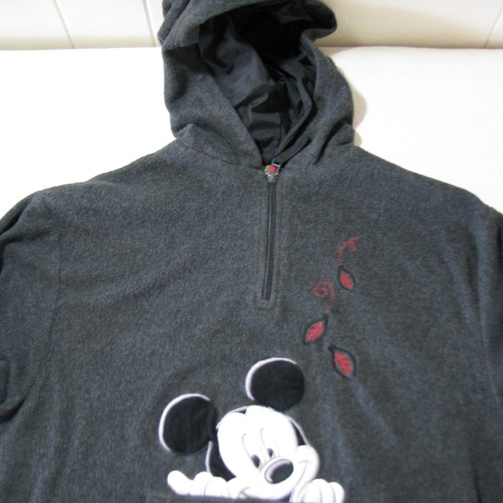 Mickey Unlimited Embroidered Fleece Hoodie, M